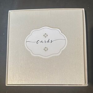 Elegant Cream Card Box